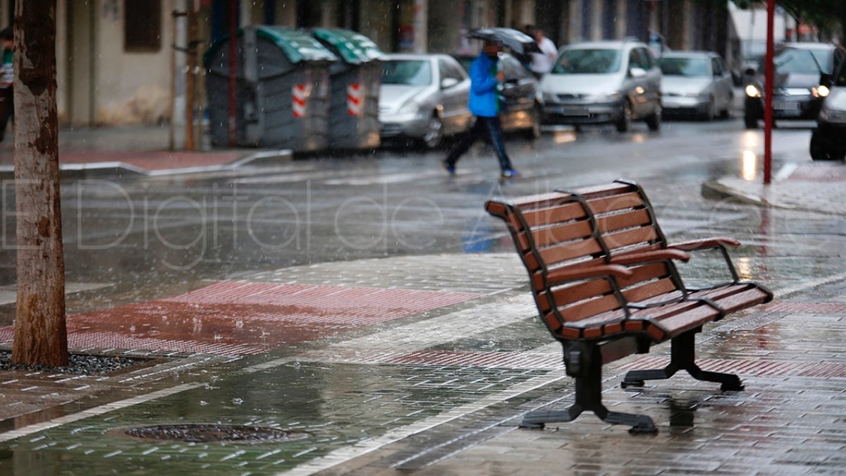 Lluvia en Albacete / Imagen de archivo
