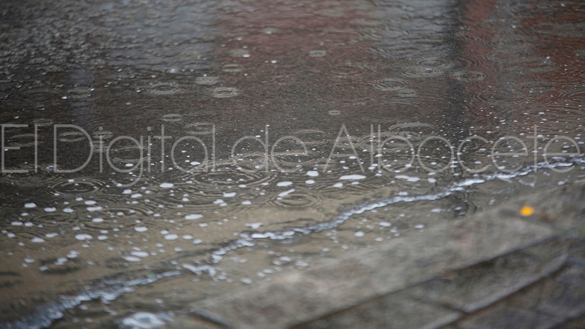 Lluvia en Albacete / Imagen de archivo