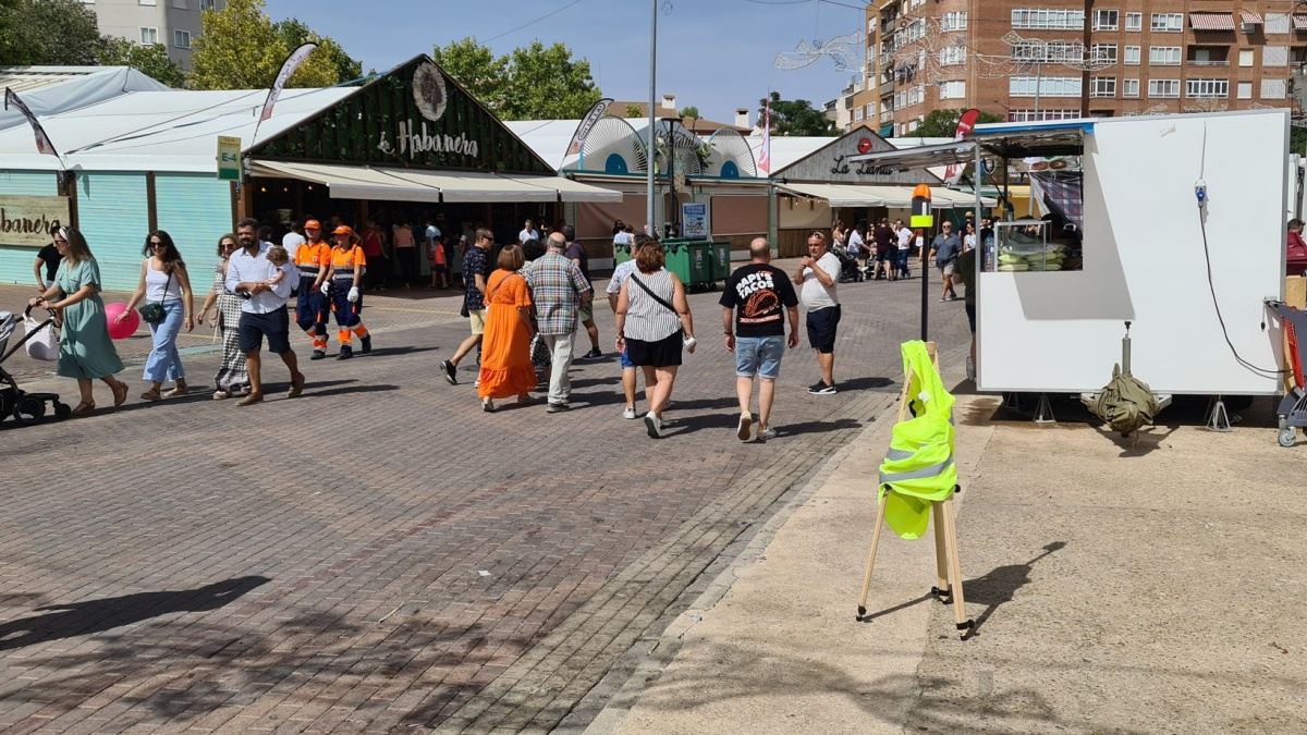 Mediciones en la Feria de Albacete / Imagen: Alberto Nájera (@najera2000)
