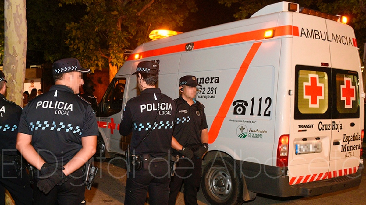 Policía Local y Sanitarios en la Feria de Albacete