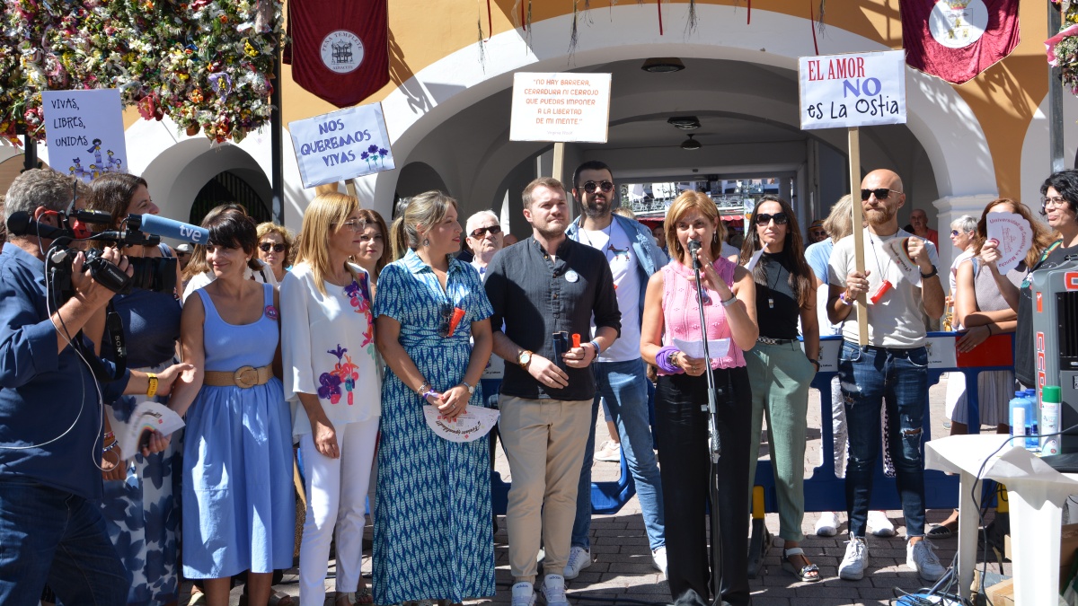 Carmen Juste en el Día de la Igualdad en la Feria de Albacete / CCOO