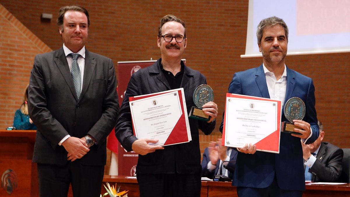 Joaquín Reyes y Ernesto Sevilla, reconocidos por la UCLM en su Albacete natal