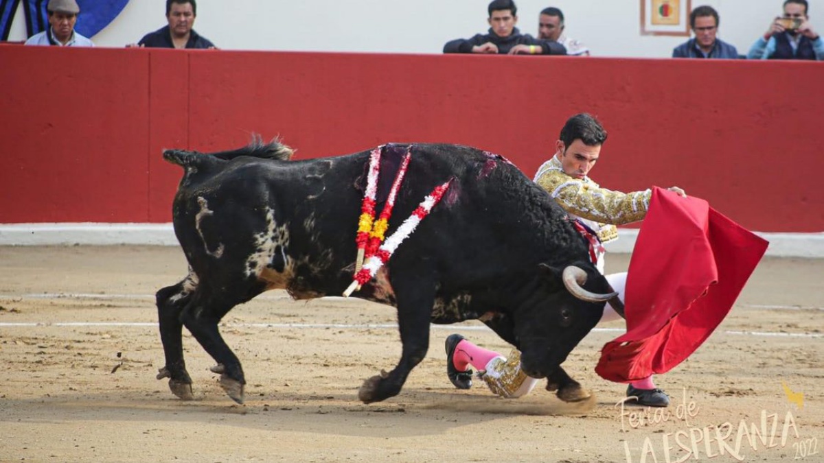 El torero albaceteño Sergio Serrano en Perú / Imagen cedida