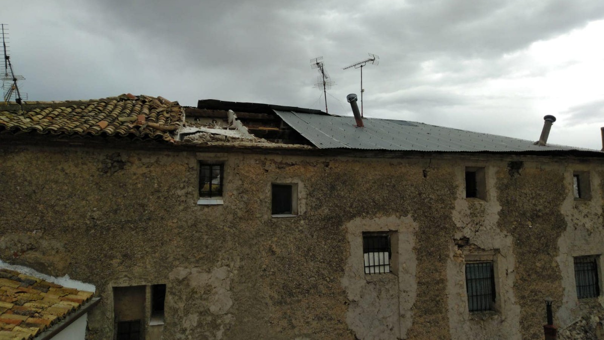Rachas de hasta 120 kilómetros por hora en provocan importantes destrozos en este pueblo de Castilla-La Mancha / Ayto. Castejón