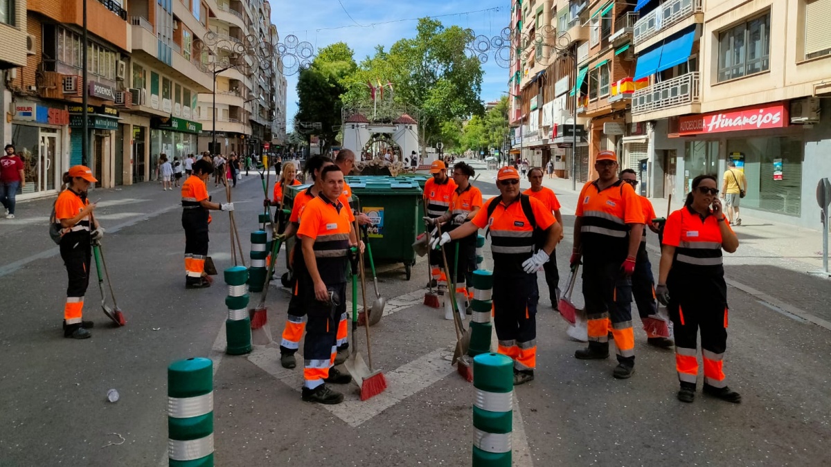 Trabajadores de Valoriza en Albacete