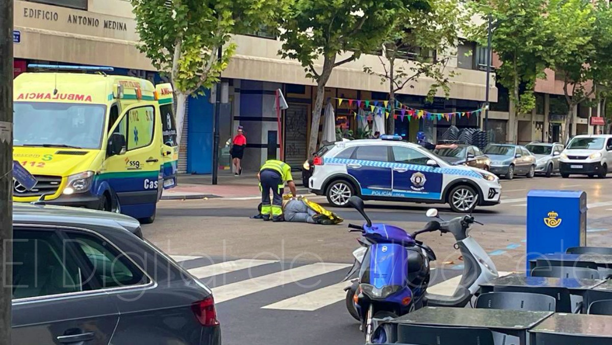 Accidente en el centro de Albacete