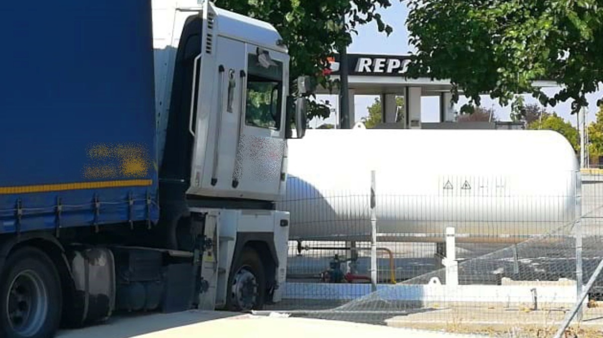 Accidente en una gasolinera de Castilla-La Mancha