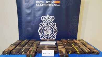 Cocaína incautada en Albacete