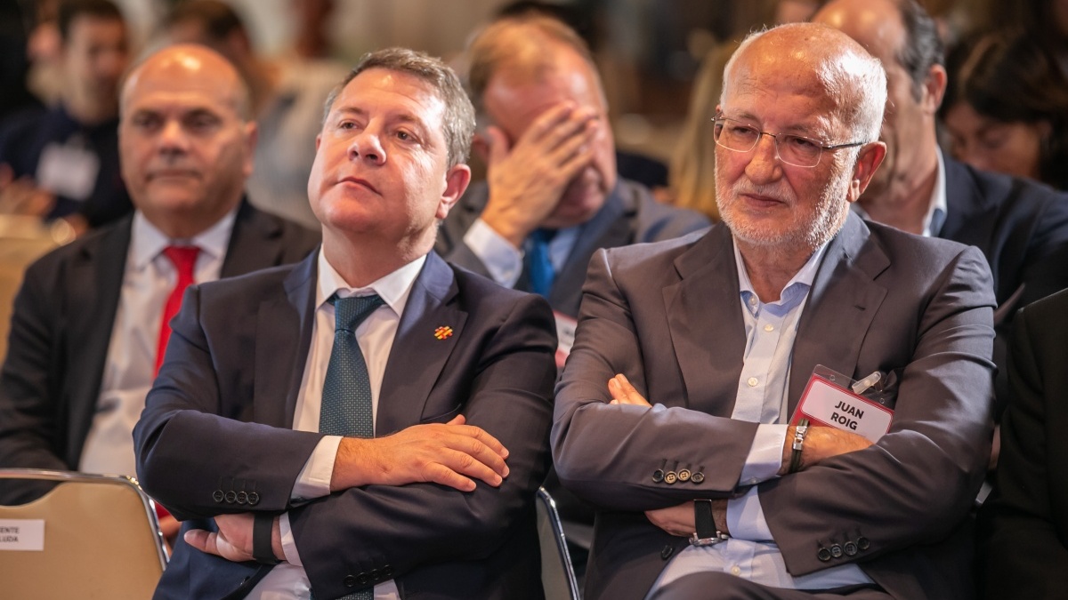 El presidente de Castilla-La Mancha, Emiliano García-Page, ha participado en el foro de la Asociación Valenciana de Empresarios / Fotos: D. Esteban González // JCCM