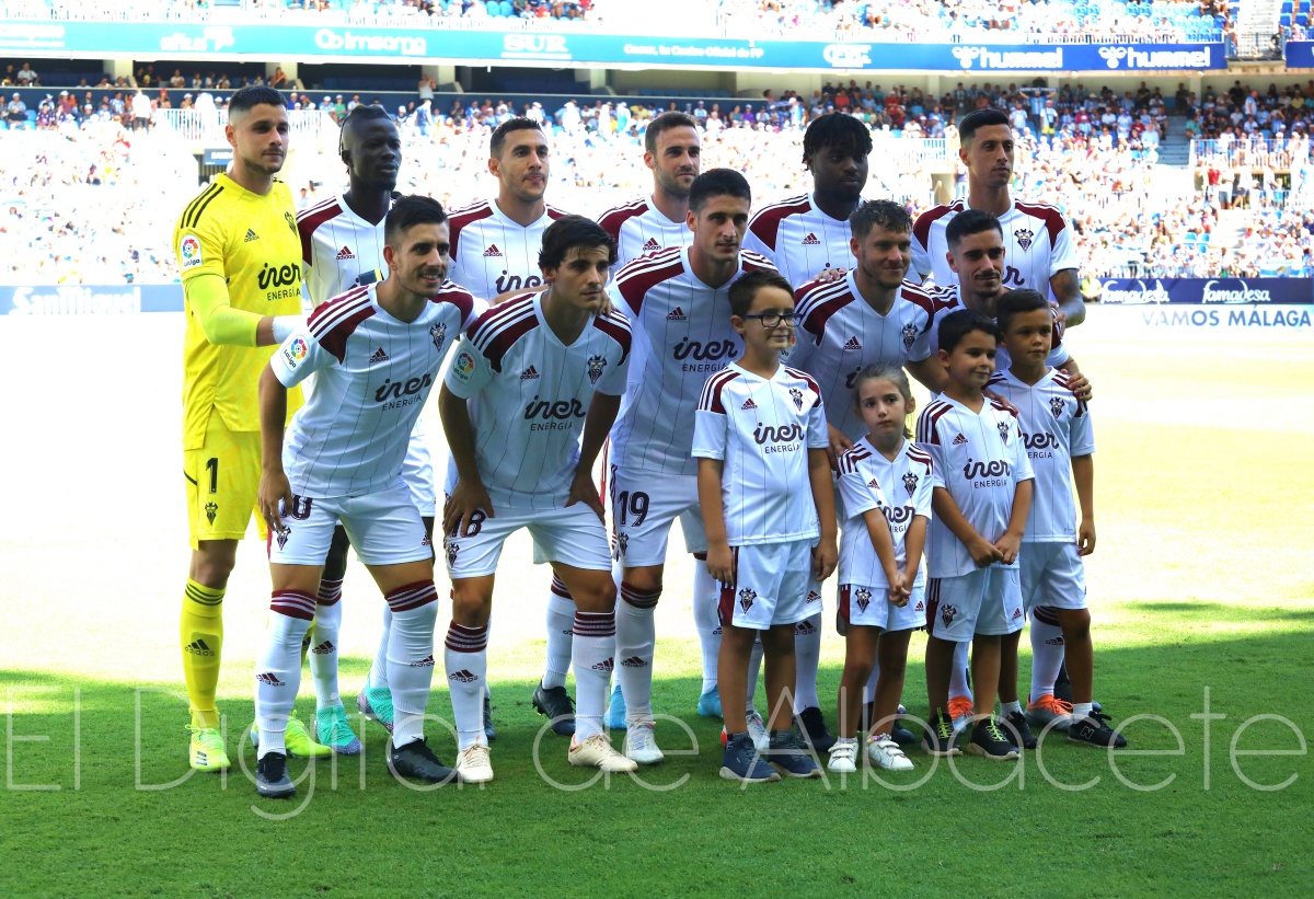 Alineaciones de albacete balompié contra málaga cf