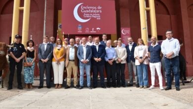 El vicepresidente de Castilla-La Mancha ha participado en el acto de promoción turística de los encierros de Guadalajara / JCCM