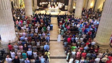 Misa en la Catedral de Albacete en honor a la Virgen de los Llanos