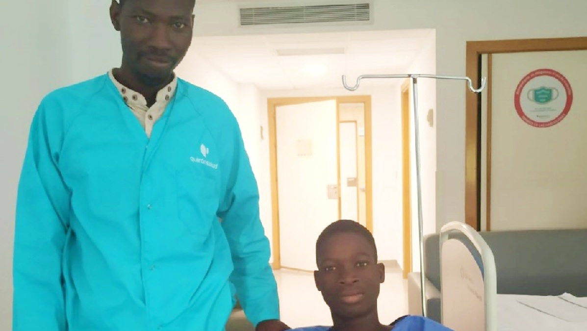 Preoperatorio Abdoulaye e Hippolyte en Albacete