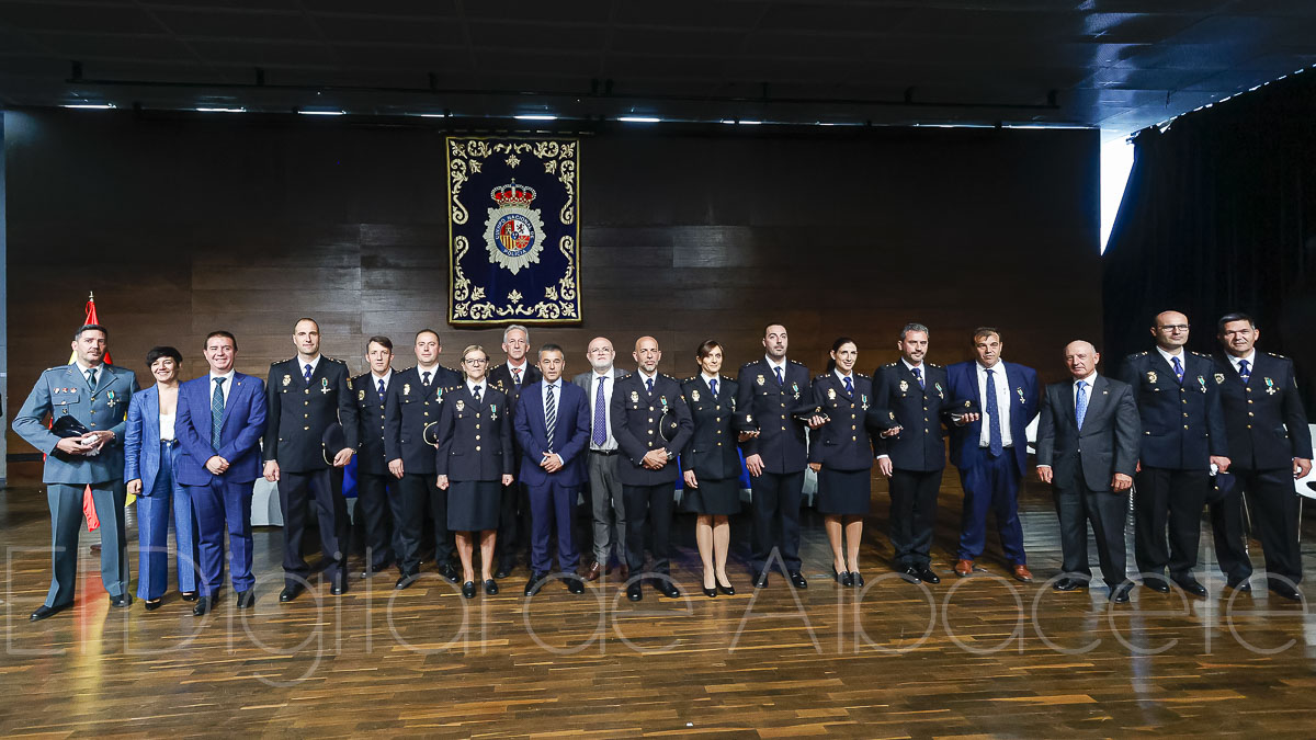 Acto institucional de la Policía Nacional en Albacete / Foto: Ángel Chacón