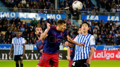 Un lance del Alavés - Albacete en Mendizorroza