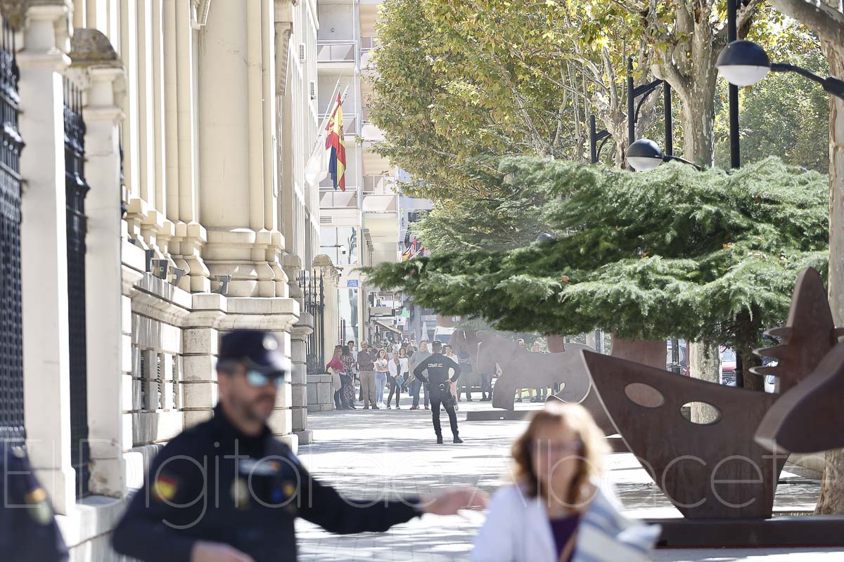 Desalojado este instituto de Albacete por un incendio / Foto: Ángel Chacón