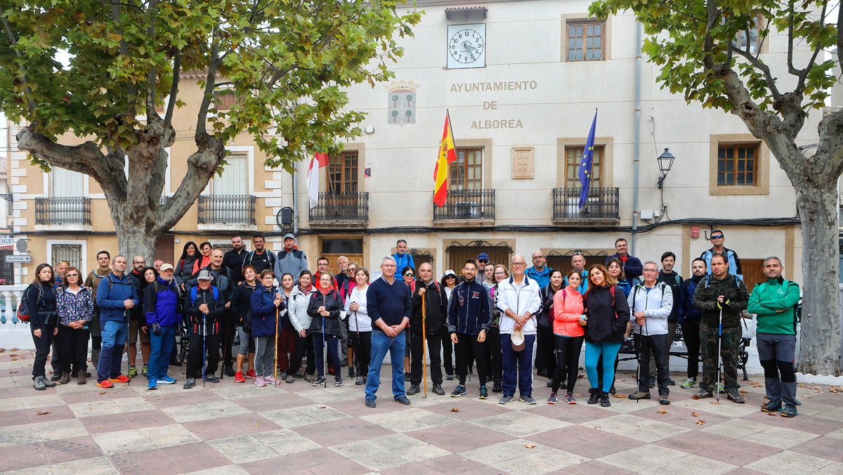 Las fotos y el resumen de una fantástica jornada de senderismo por alborea de la mano de la diputación