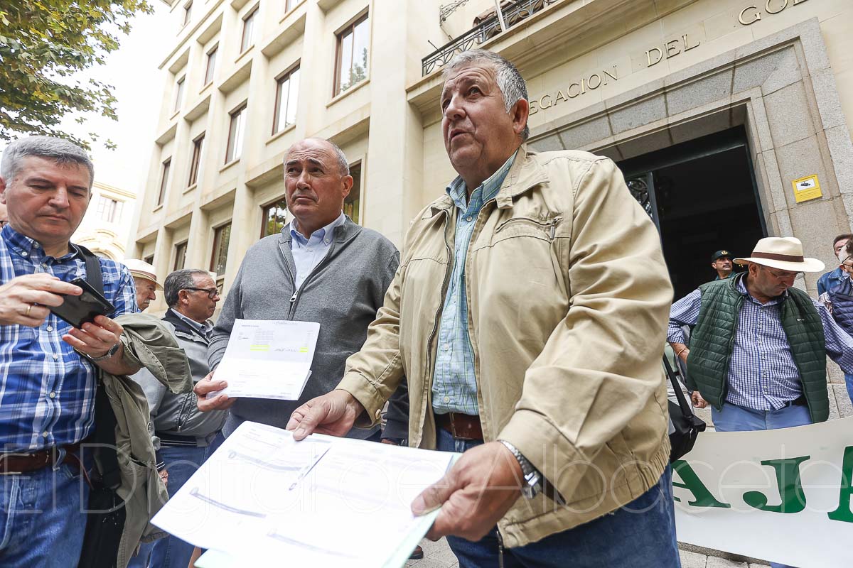 Agricultores de Albacete protestan ante la subida del precio de la luz / Foto: Ángel Chacón