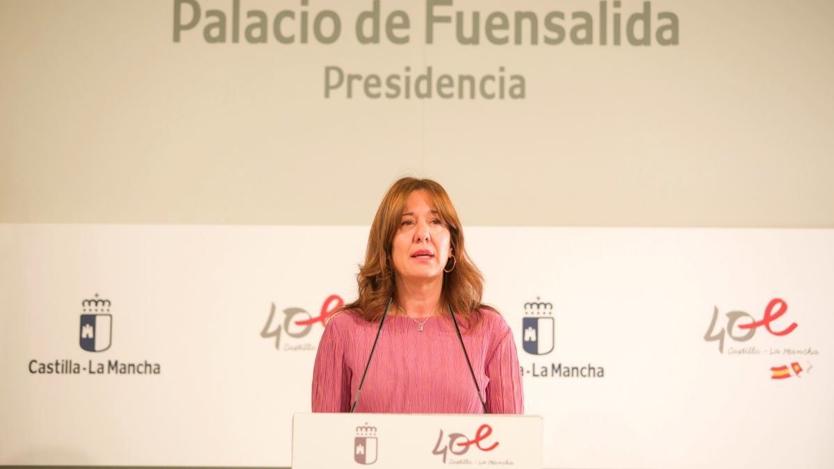 Blanca Fernández, portavoz del Gobierno de Castilla-La Mancha / Foto: JCCM