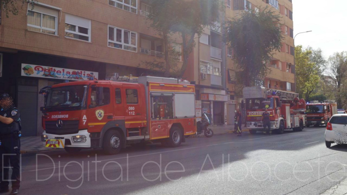 Incendio en una cocina en Albacete