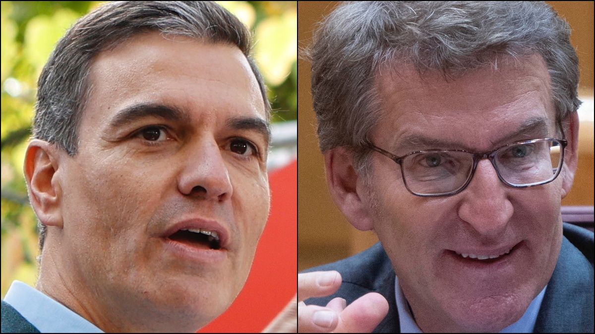 Sánchez y Feijóo - Fotos: EUROPA PRESS