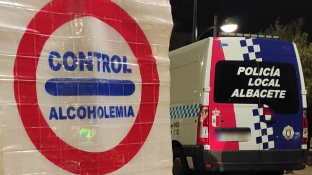 Control de alcoholemia de la Policía Local de Albacete / Imagen de archivo