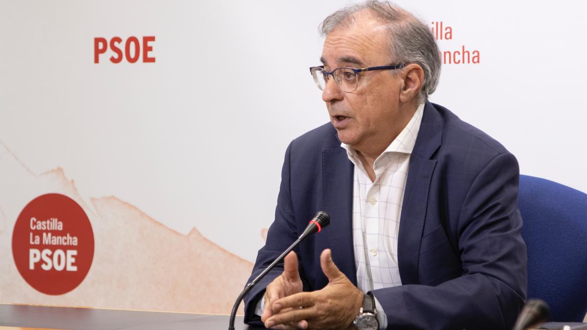 El presidente del grupo socialista en las Cortes regionales, Fernando Mora / Foto: PSOE CLM