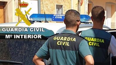 Guardia Civil - Albacete - Foto de archivo