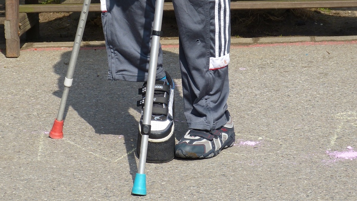 Una persona con movilidad reducida - Foto: Pixabay