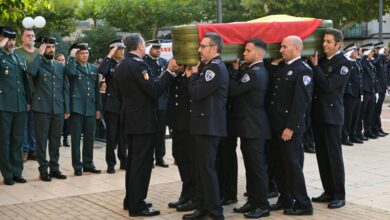 El último adiós a los dos héroes que perdieron la vida tiroteados en Castilla-La Mancha
