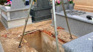 Tumba de la que fue rescatada una anciana en Castilla-La Mancha / Foto: Emergencias Ciudad Real