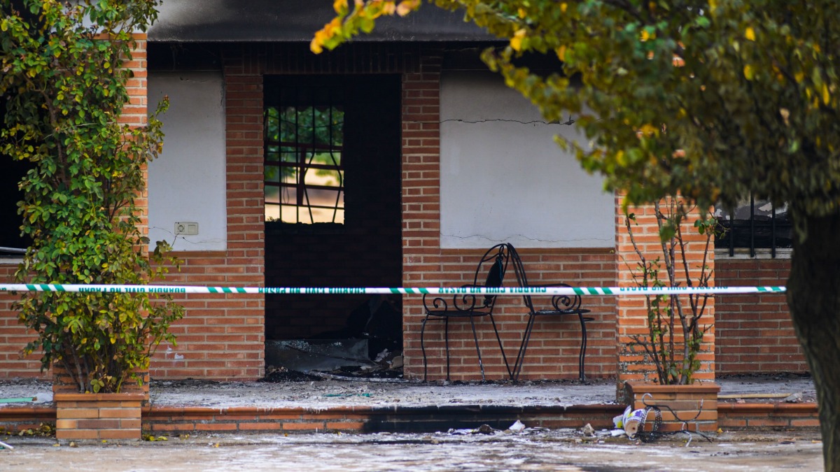Casa donde vivía el asesino y su padre en Argamasilla de Calatrava (Ciudad Real / Castilla-La Mancha) FOTO: EFE/Jesús Monroy