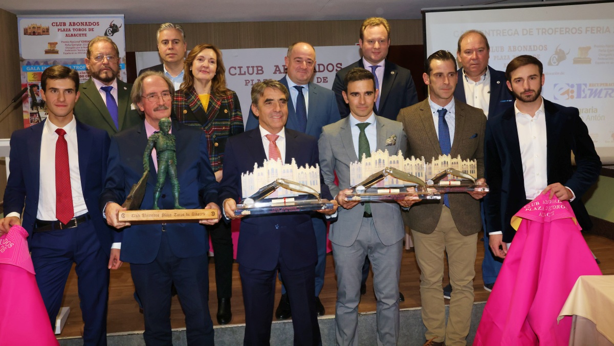 Premiados por el Club Abonados Plaza de Toros de Albacete
