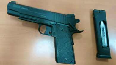 Arma que tenía el detenido en su domicilio - Europa Press