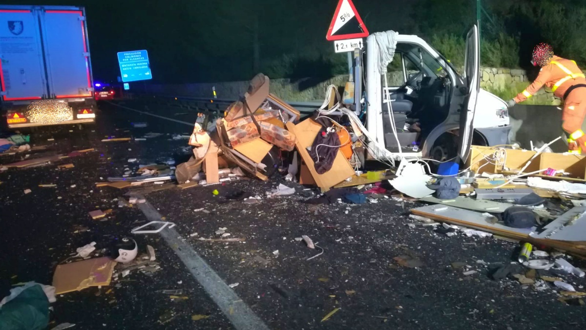 Accidente en Villargordo del Cabriel - Foto: Bomberos de Cuenca