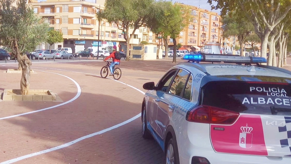 Nueva acera-bici en Albacete