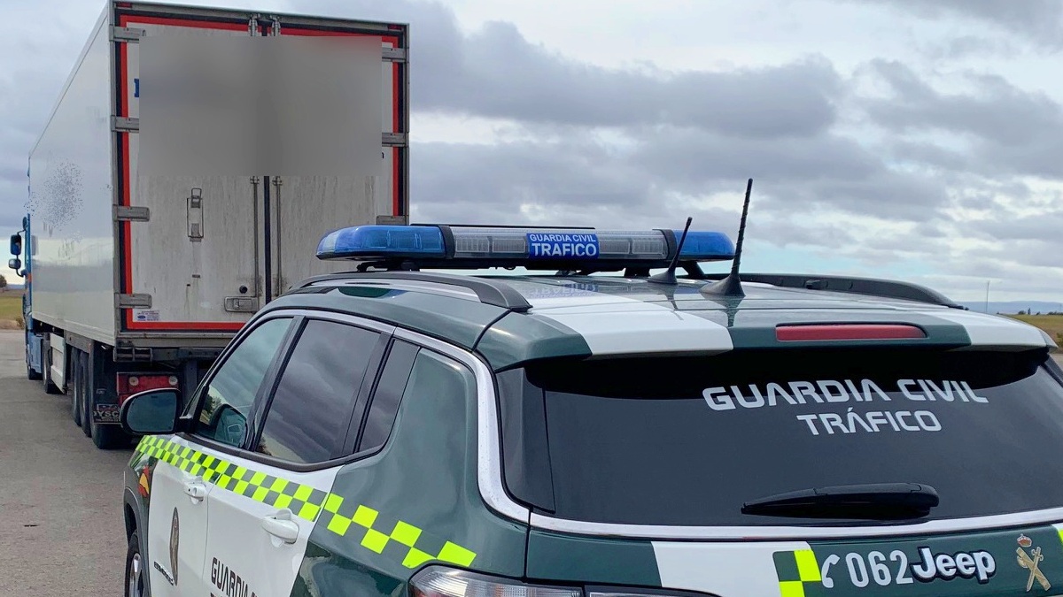 Este camionero quintuplicaba la tasa máxima de alcohol - Foto: Guardia Civil de Albacete