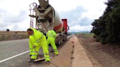 Una carretera en Albacete - Foto: Delegación del Gobierno
