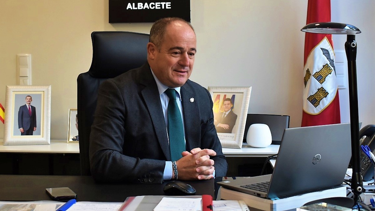 Emilio Sáez, alcalde de Albacete