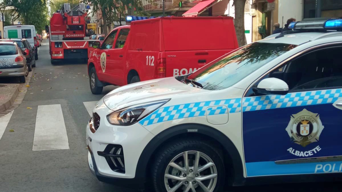 Policía Local de Albacete y Bomberos - FOTO DE ARCHIVO
