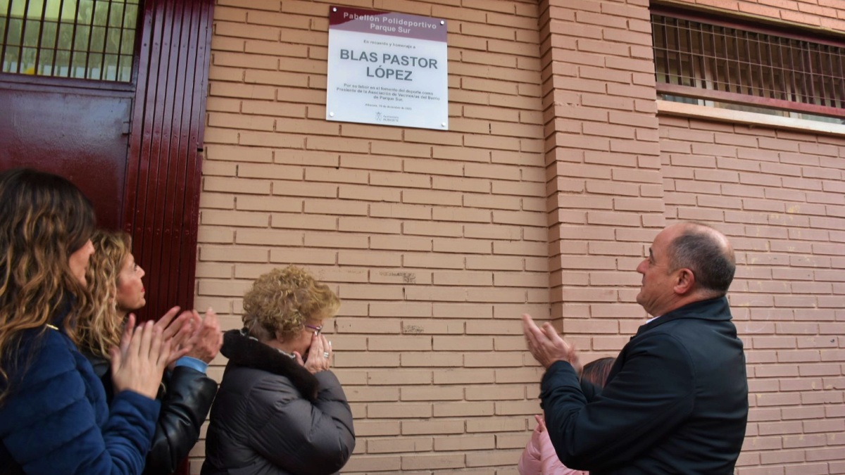 Homenaje en Albacete a Blas Pastor