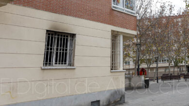 Vivienda donde fue hallado el cuerpo de Ángela tras sofocar un incendio
