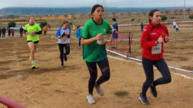 Escolares en Tobarra en el Campeonato de Campo a Través / Foto: Colibrís