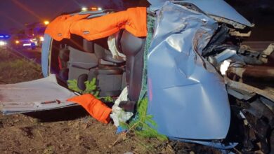 Accidente de tráfico en Castilla-La Mancha / Imagen de archivo / Foto: Bomberos