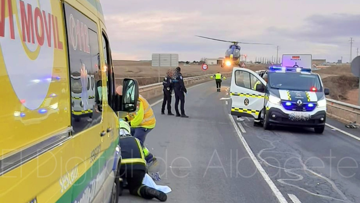 Accidente en La Roda (Albacete)