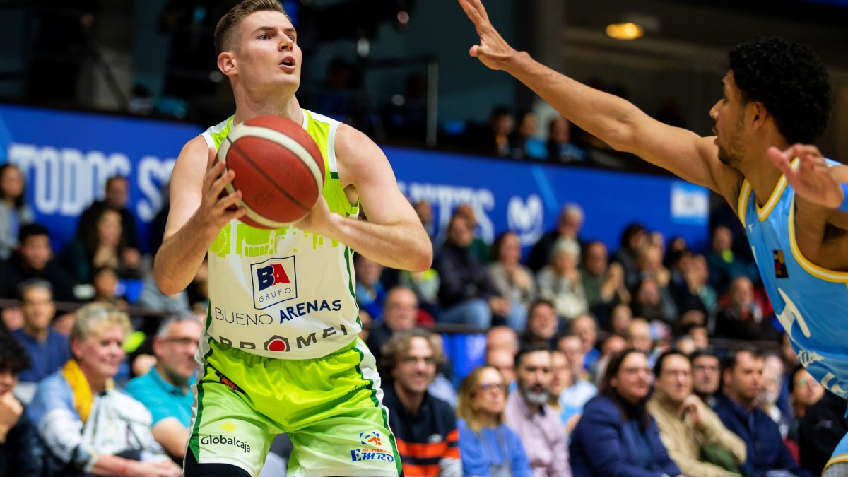 Un lance del partido entre Estudiantes y Albacete Basket / Fuente: Albacete Basket