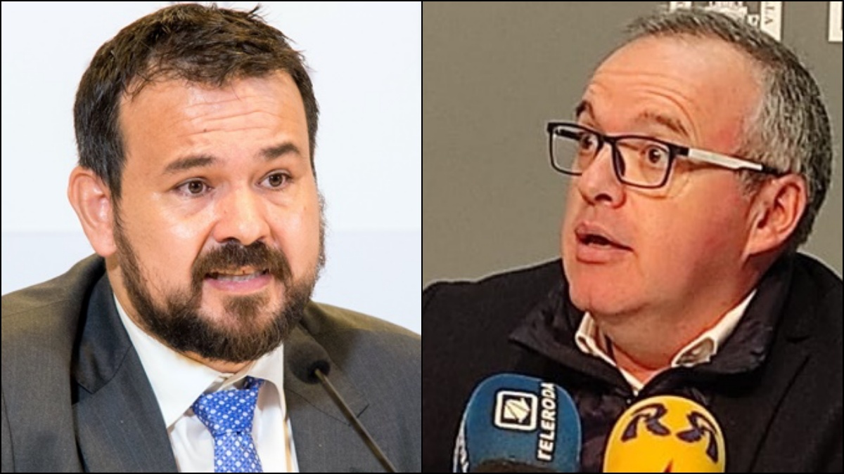 Amores (PSOE) y Blasco (PP)