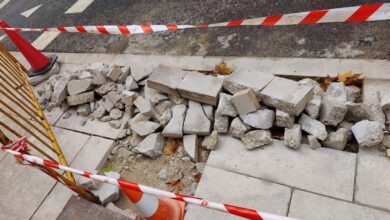 Obras en la calle Ancha de Albacete