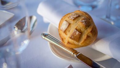 Pan en un restaurante - PIXABAY - Foto de archivo