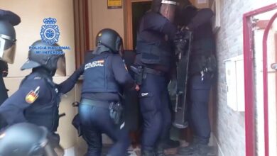 Uno de los registros de la Policía Nacional / Foto: Policía Nacional / Albacete